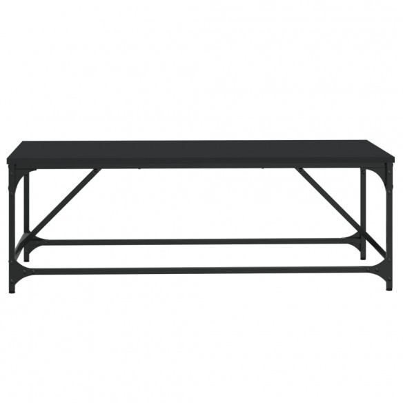 Table basse Noir 100x50x35 cm Bois d'ingénierie