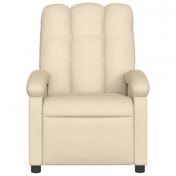 Fauteuil inclinable Crème Tissu