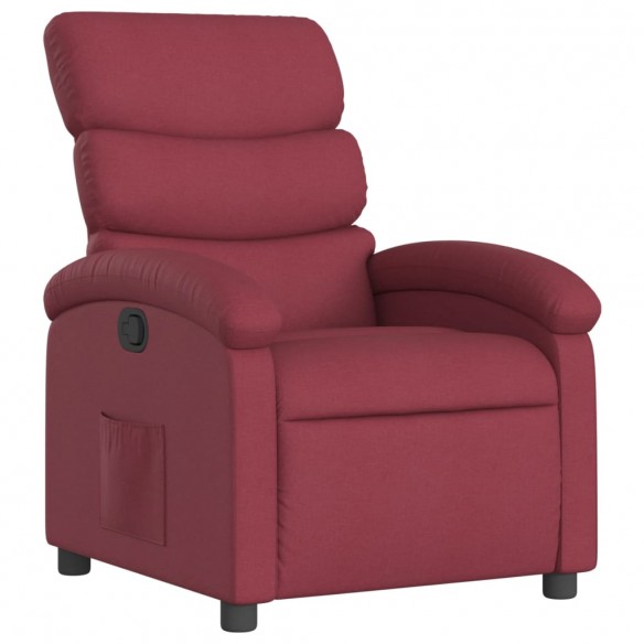 Fauteuil inclinable Rouge bordeaux Tissu