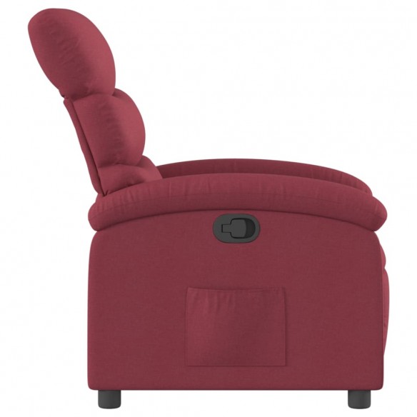 Fauteuil inclinable Rouge bordeaux Tissu