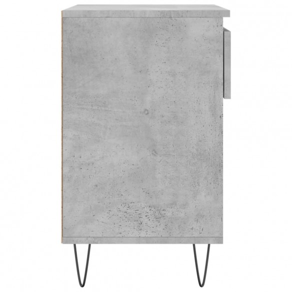 Armoire à chaussures Gris béton 70x36x60 cm Bois d'ingénierie