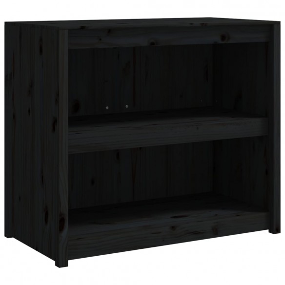 Armoire de cuisine d'extérieur noir 106x55x92cm bois pin massif