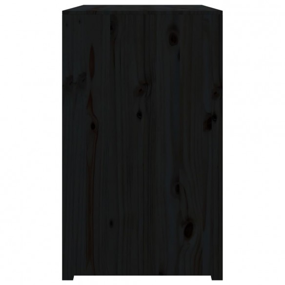Armoire de cuisine d'extérieur noir 106x55x92cm bois pin massif