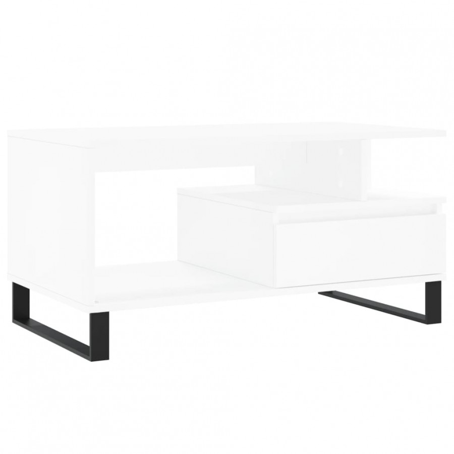 Table basse Blanc 90x49x45 cm  Table basse Blanc 90x49x45 cm