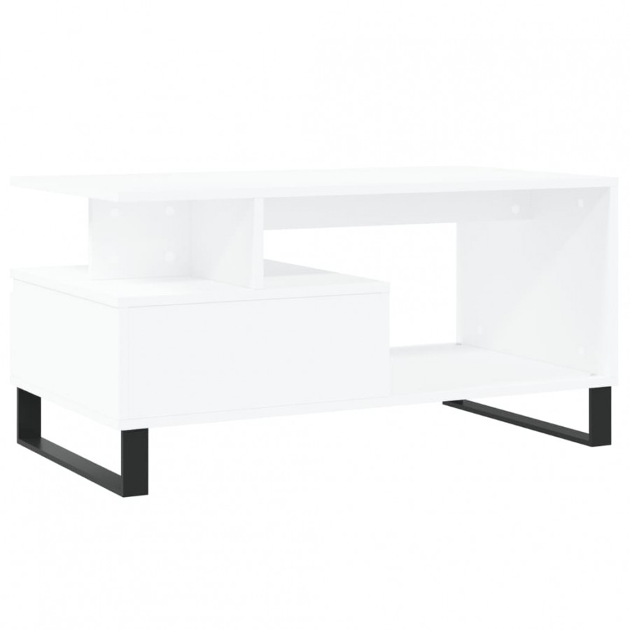 Table basse Blanc 90x49x45 cm  Table basse Blanc 90x49x45 cm