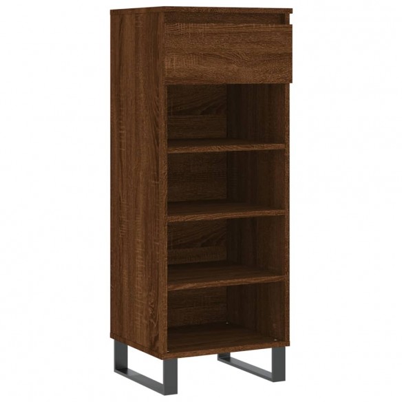 Armoire à chaussures Chêne marron 40x36x105cm Bois d'ingénierie