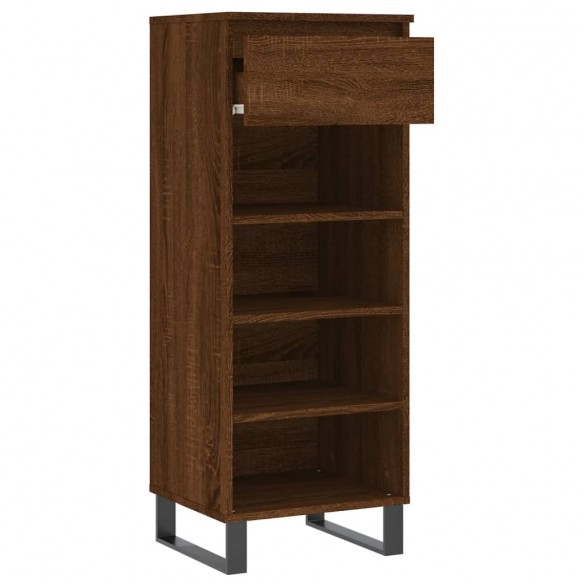 Armoire à chaussures Chêne marron 40x36x105cm Bois d'ingénierie