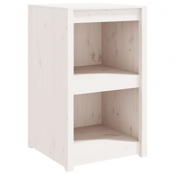 Armoire de cuisine d'extérieur blanc bois de pin massif