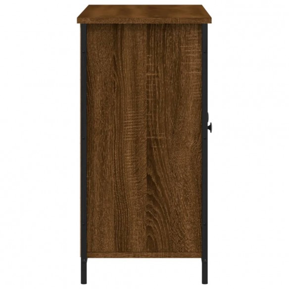 Buffet chêne marron 100x35x70 cm bois d'ingénierie