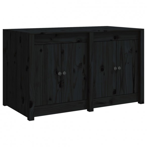 Armoire de cuisine d'extérieur noir 106x55x64cm bois pin massif