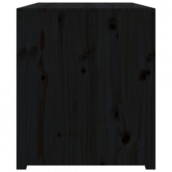 Armoire de cuisine d'extérieur noir 106x55x64cm bois pin massif