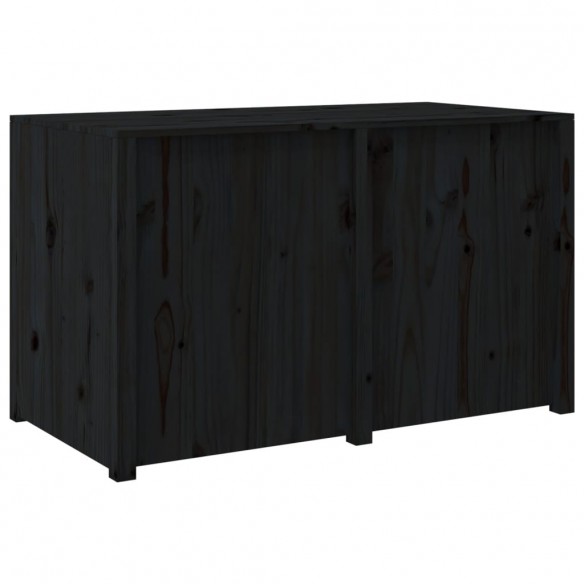 Armoire de cuisine d'extérieur noir 106x55x64cm bois pin massif