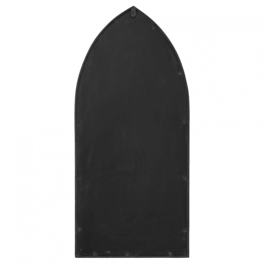 Miroir Noir 100x45 cm Fer pour utilisation à l'intérieur