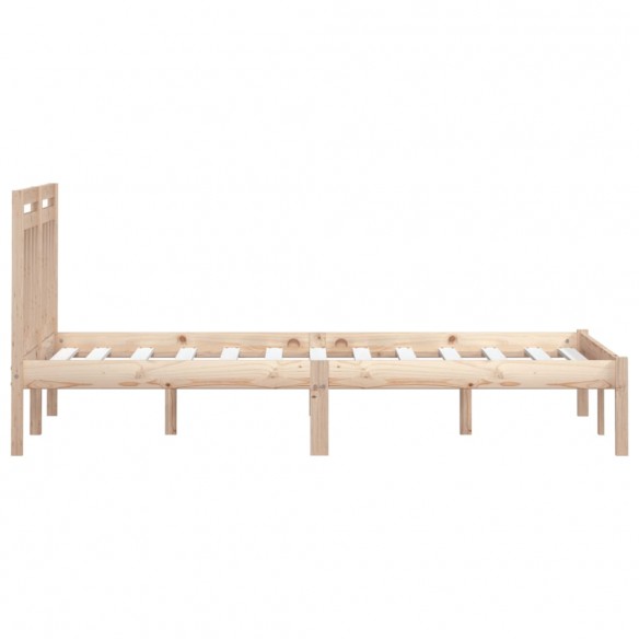 Cadre de lit Bois massif 180x200 cm Super King