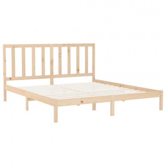 Cadre de lit bois massif 180x200 cm super king