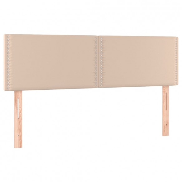 Cadre de lit avec matelas Cappuccino 140x190 cm