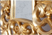 Miroir mural style baroque teinté doré
