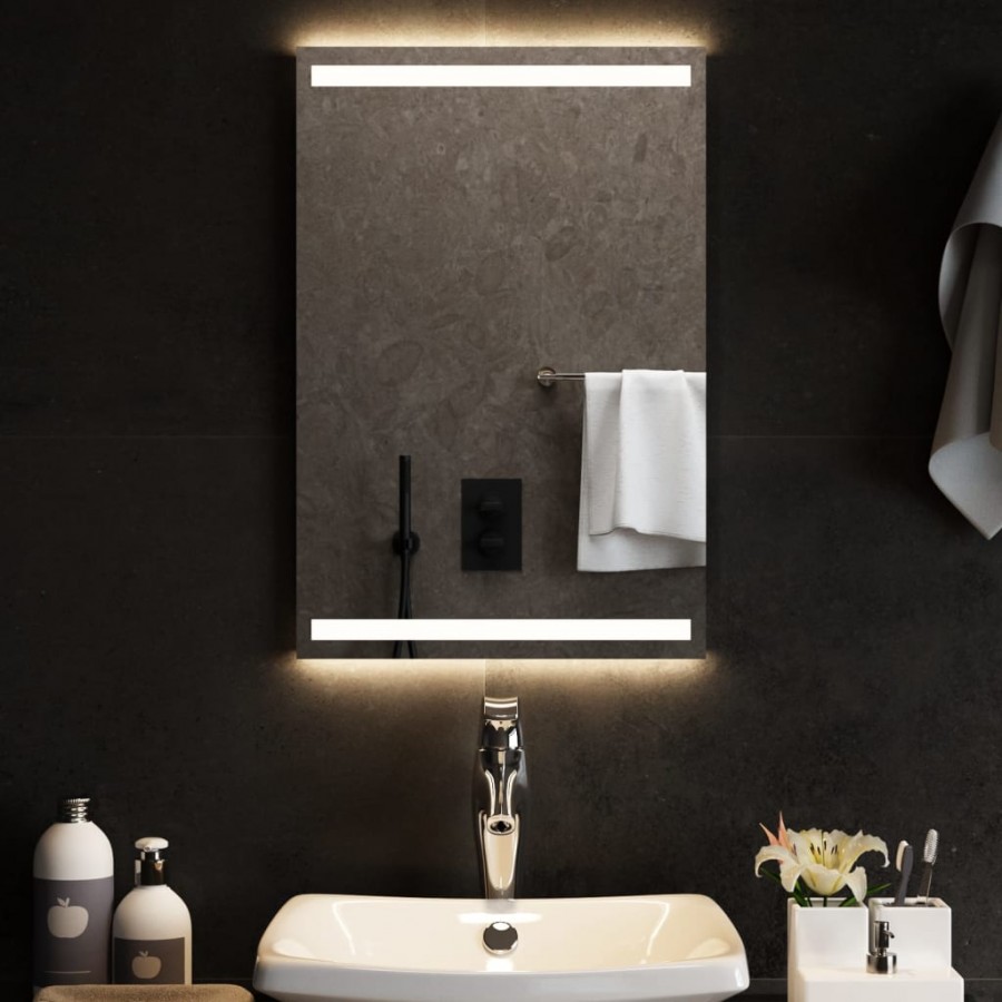 Miroir de salle de bain à LED 40x60 cm