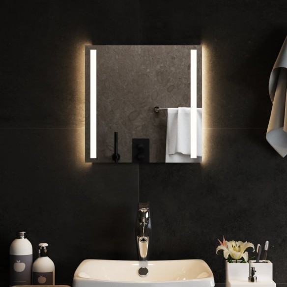 Miroir de salle de bain à LED 40x40 cm