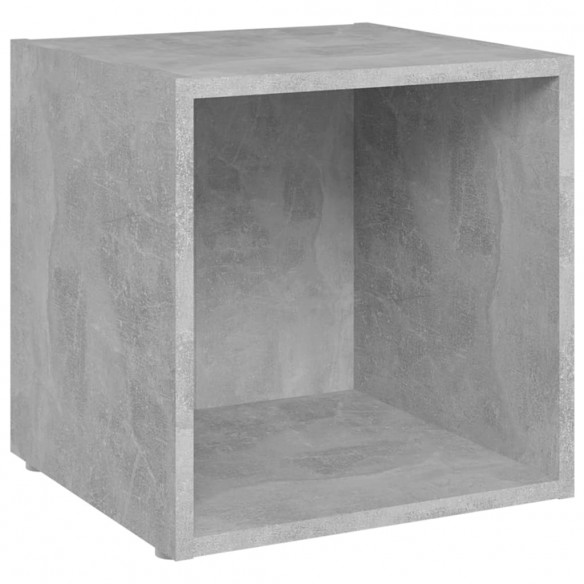 Ensemble de meubles TV 8 pcs Gris béton Aggloméré