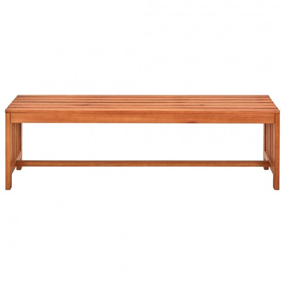 Banc de jardin 130 cm Bois d'eucalyptus solide