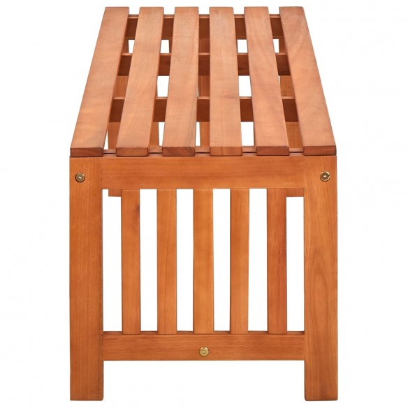 Banc de jardin 130 cm Bois d'eucalyptus solide