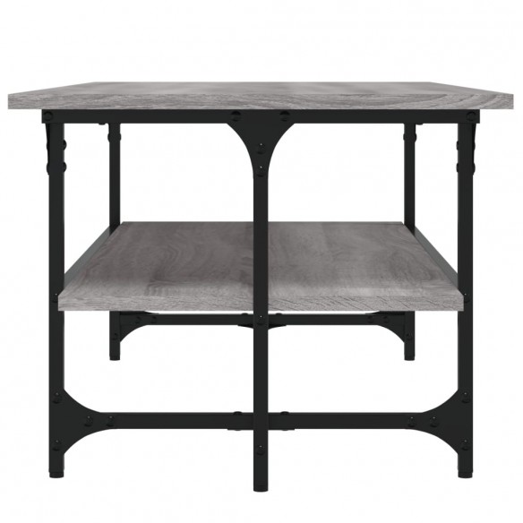 Table basse Sonoma gris 100x50x40 cm Bois d'ingénierie