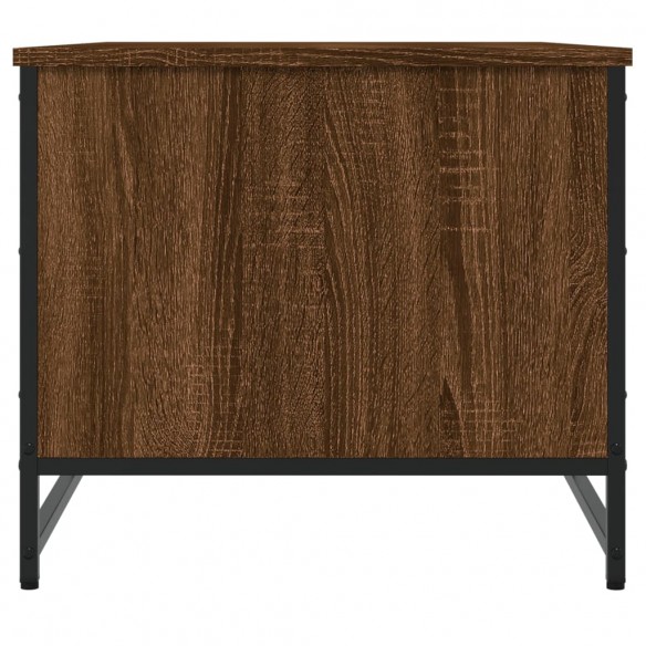 Table basse chêne marron 85,5x51x45 cm bois d'ingénierie