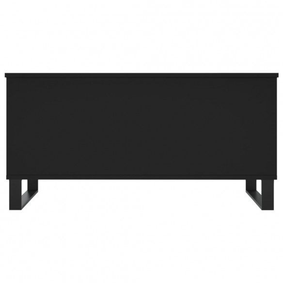 Table basse Noir 90x44,5x45 cm Bois d'ingénierie