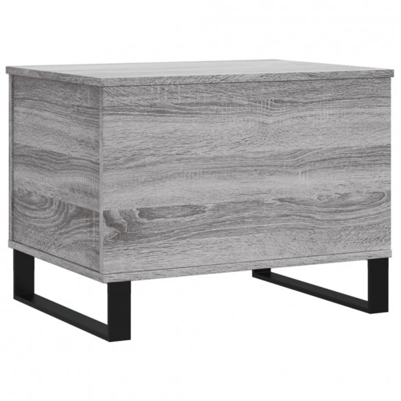 Table basse Sonoma gris 60x44,5x45 cm Bois d'ingénierie