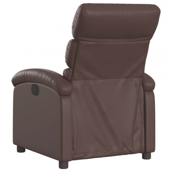 Fauteuil inclinable Marron Similicuir