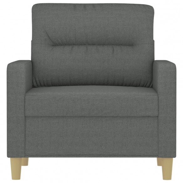 Fauteuil Gris foncé 60 cm Tissu