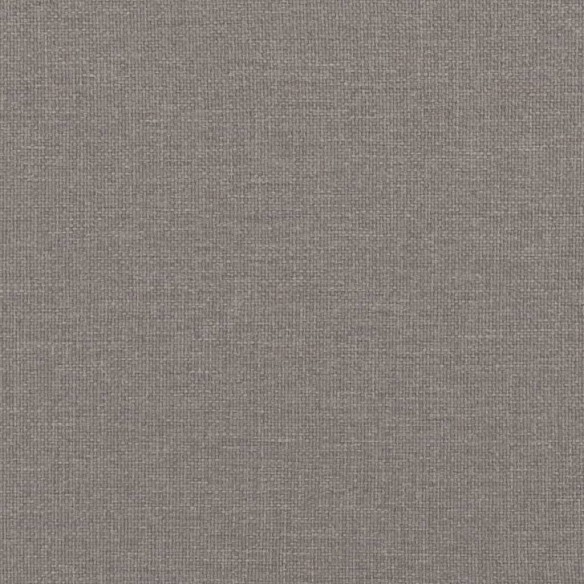 Canapé à 2 places Taupe 120 cm Tissu