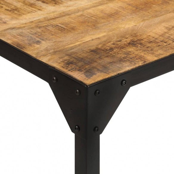 Table à manger 110x110x76 cm bois de manguier massif