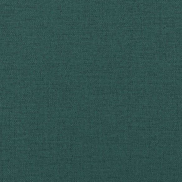 Banc avec coussins vert foncé 113x64,5x75,5 cm tissu