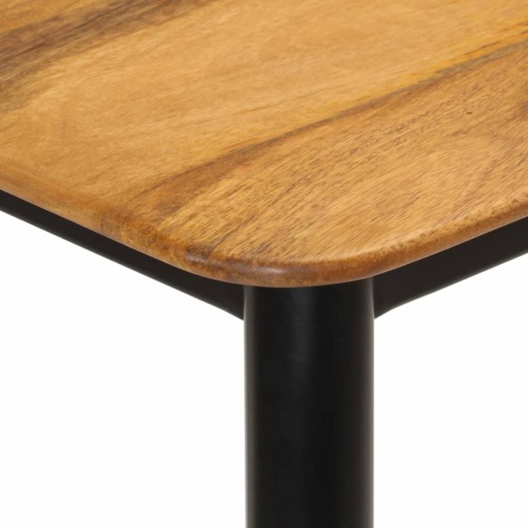 Table à dîner 112x52x76 cm bois de manguier massif et fer