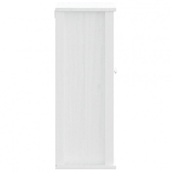 Armoire murale de salle de bain BERG blanc bois de pin massif