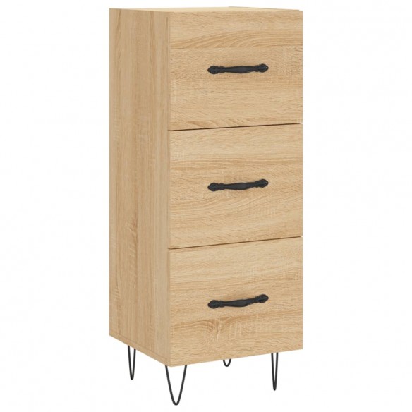 Buffet haut Chêne sonoma 34,5x34x180 cm Bois d'ingénierie