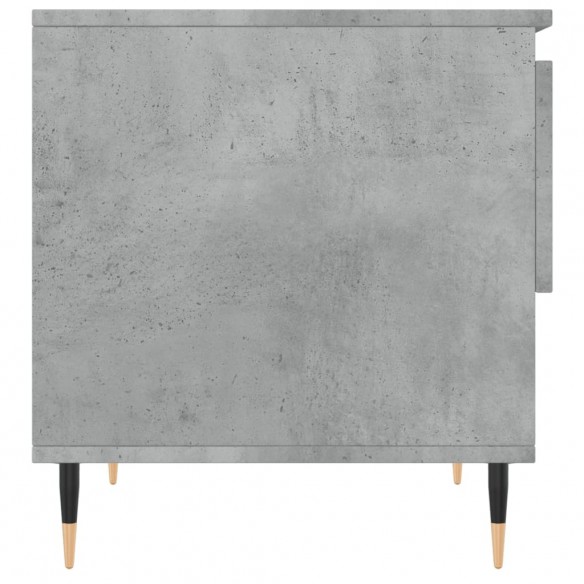 Tables basses 2 pcs gris béton 50x46x50 cm bois d'ingénierie