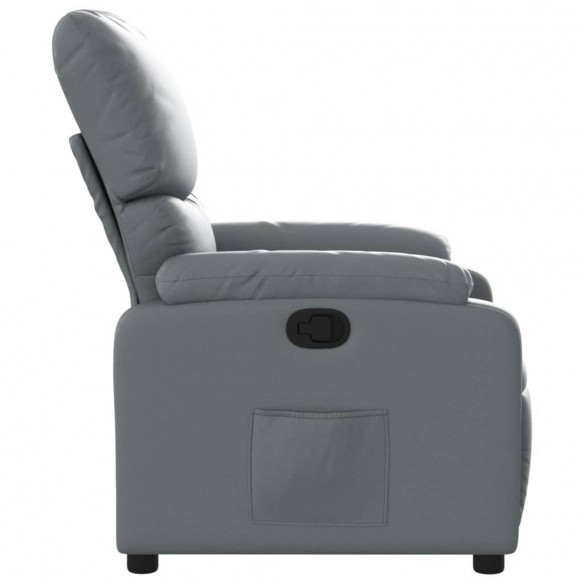 Fauteuil inclinable Gris Similicuir