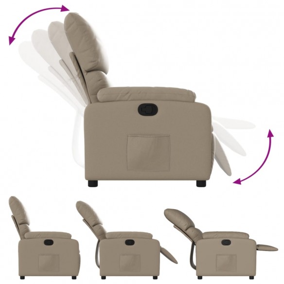 Fauteuil inclinable Cappuccino Similicuir