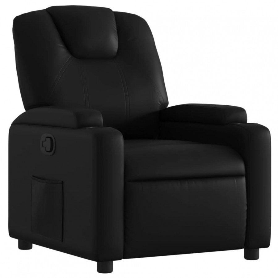 Fauteuil inclinable Noir Similicuir Fauteuil inclinable Noir Similicuir