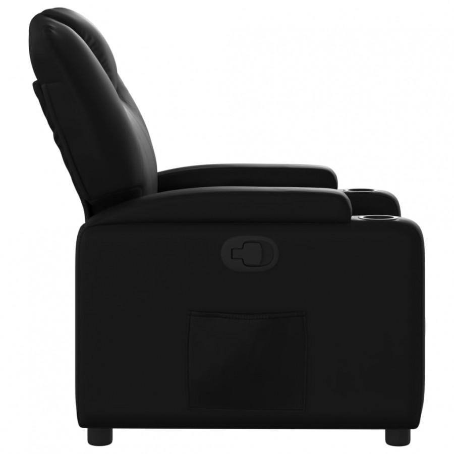 Fauteuil inclinable Noir Similicuir Fauteuil inclinable Noir Similicuir