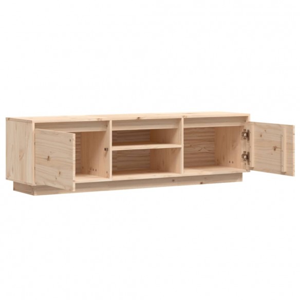 Meuble TV 140x35x40 cm Bois de pin massif