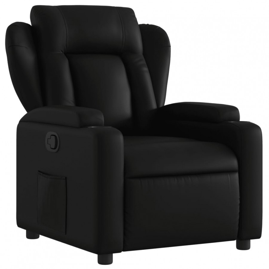 Fauteuil inclinable Noir Similicuir Fauteuil inclinable Noir Similicuir