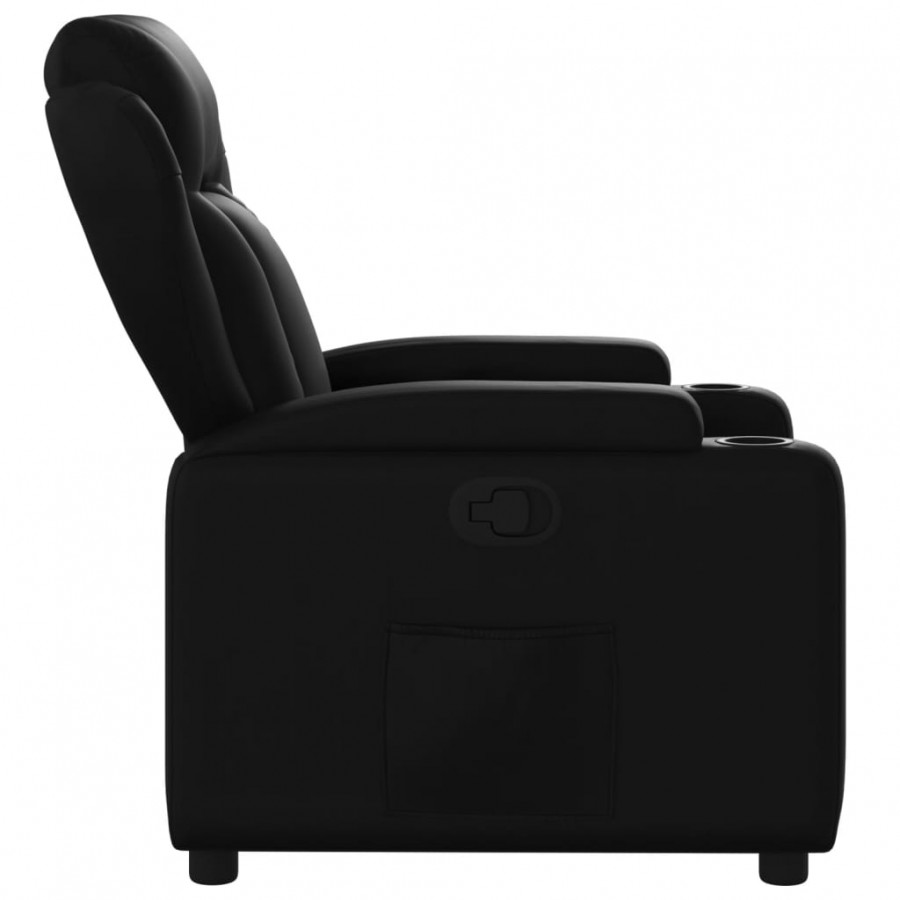 Fauteuil inclinable Noir Similicuir Fauteuil inclinable Noir Similicuir