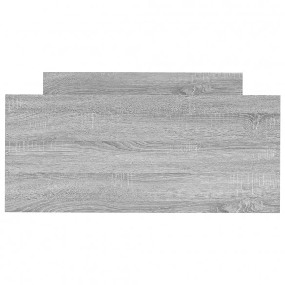 Cadre de lit sonoma gris 100x200 cm bois d'ingénierie