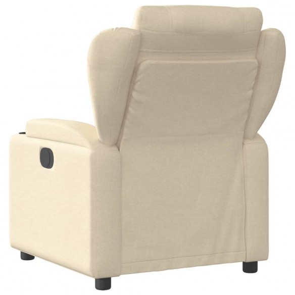 Fauteuil inclinable Crème Tissu