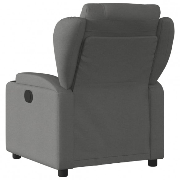 Fauteuil inclinable Gris foncé Tissu