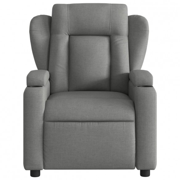 Fauteuil inclinable Gris foncé Tissu